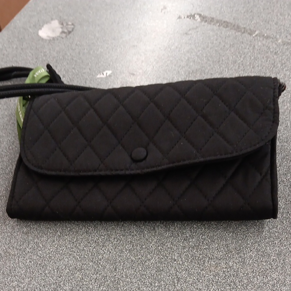 Vera Bradley Quilted Black Crossbody Bag - Picture 5 of 7